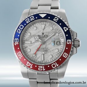Rolex Gmt Master Ii masculino m126719blro-0002 40mm Tom prata Pulseira