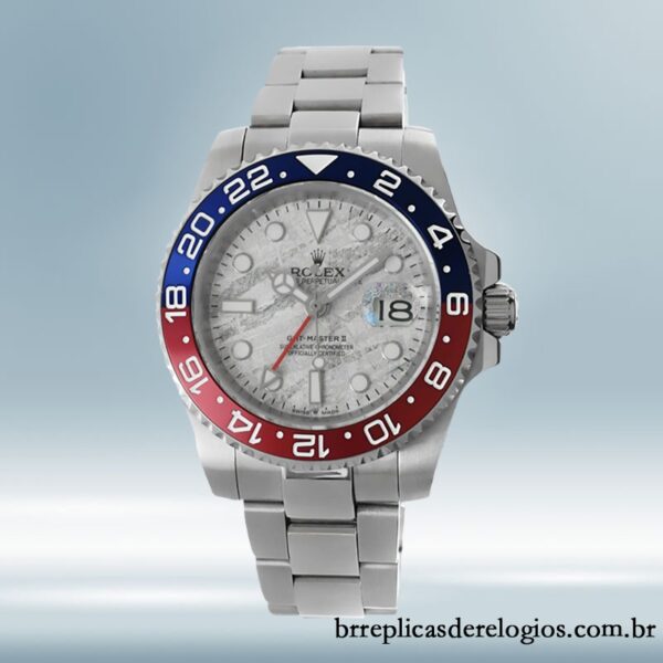Rolex Gmt Master Ii masculino m126719blro-0002 40mm Tom prata Pulseira - Image 2