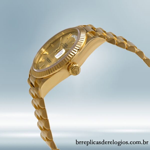 Rolex Day-date 36mm Unissex m128238-0045 pulseira do presidente mostrador champanhe - Image 3
