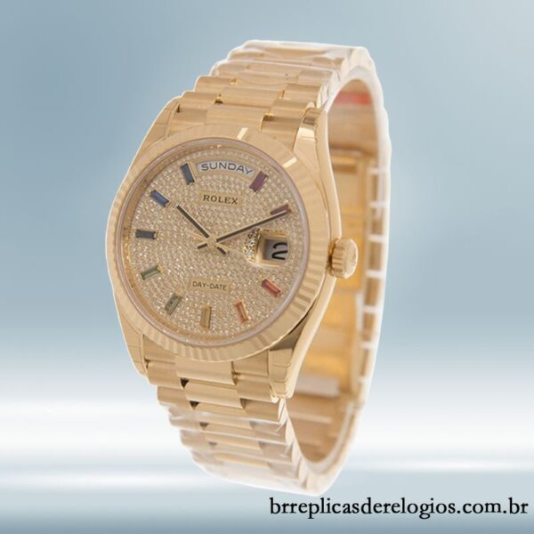 Rolex Day-date Unissex m128238-0051 36mm Tom de ouro - Image 3
