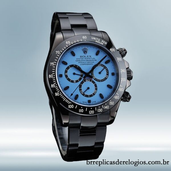 Rolex Daytona 40mm 1454250 masculino tom preto - Imagem 2