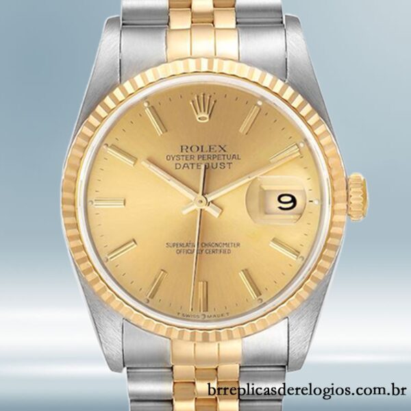 Rolex Datejust 36mm masculino 16233CSJ Pulseira do Jubileu Automático