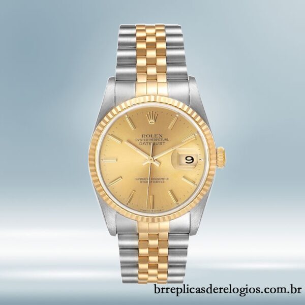 Rolex Datejust 36mm masculino 16233CSJ Pulseira do Jubileu Automático - Imagem 2