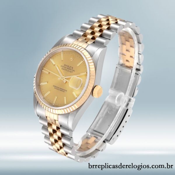 Rolex Datejust 36mm masculino 16233CSJ Pulseira do Jubileu Automático - Imagem 3