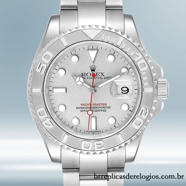 Rolex Yacht-master 16622SSO 40mm masculino Tom prata