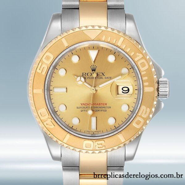 Rolex Yacht-master 16623CSO masculino 40mm Tom prata