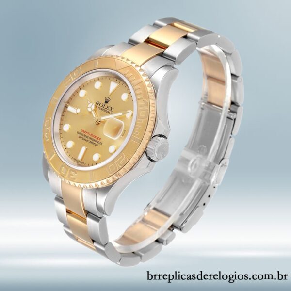Rolex Yacht-master 16623CSO masculino 40mm Tom prata - Image 3