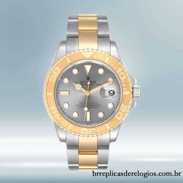 Rolex Yacht-master 16623-78763 masculino 40mm Mostrador Prateado Tom prata - Image 2