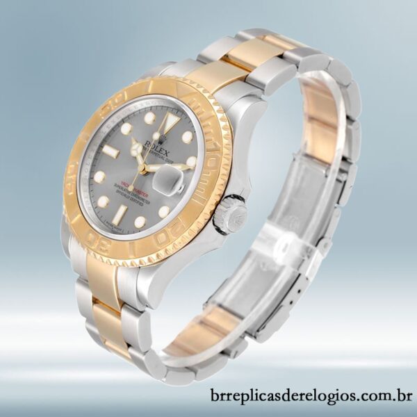 Rolex Yacht-master 16623-78763 masculino 40mm Mostrador Prateado Tom prata - Image 3