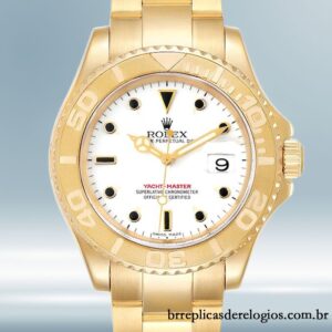 Rolex Yacht-master masculino 16628WSO 40mm Automático mostrador branco