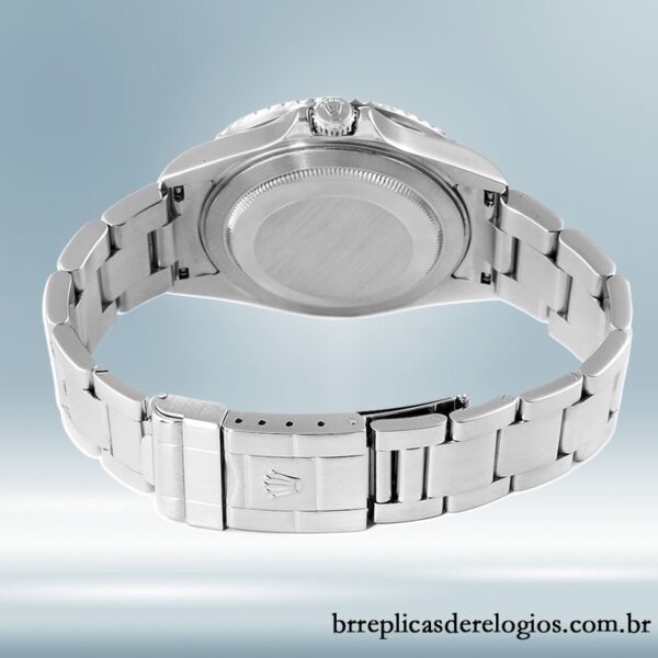 Rolex Gmt Master Ii 16710BKSO masculino 40mm pulseira de ostra Tom prata - Image 4