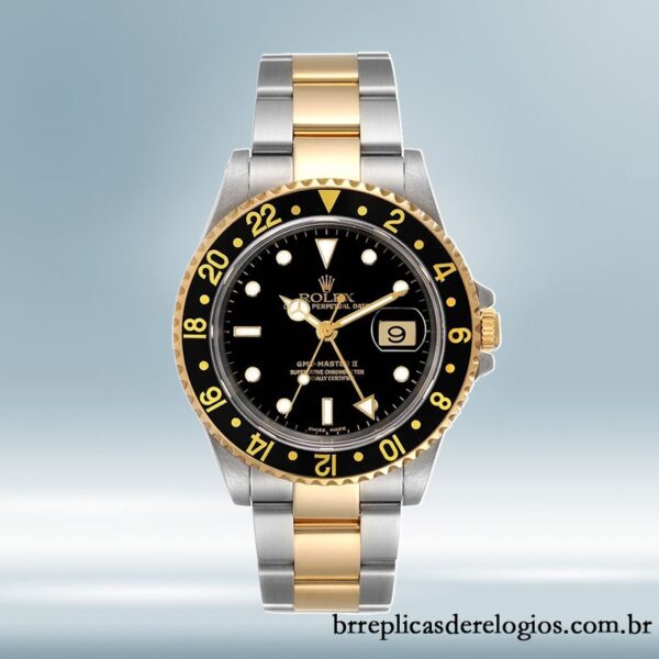 Rolex Gmt Master masculino 16713BKSO 40mm Tom de ouro - Image 2