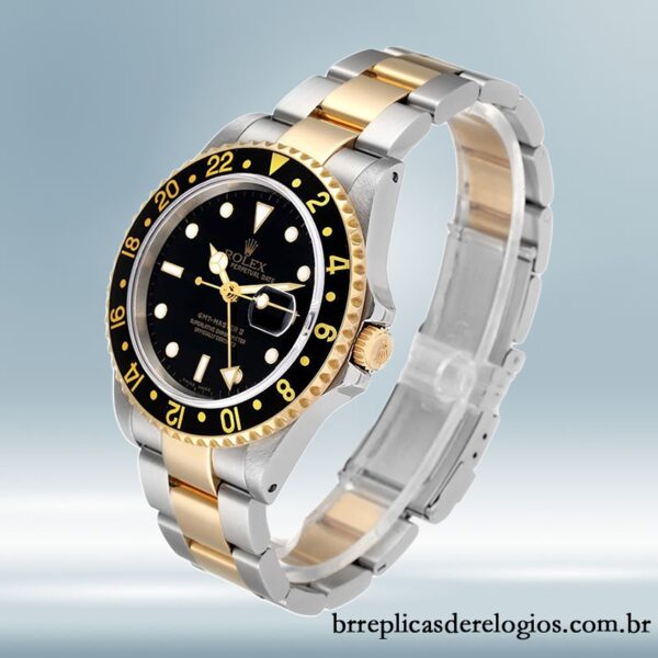 Rolex Gmt Master masculino 16713BKSO 40mm Tom de ouro - Image 3