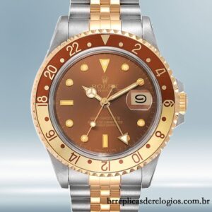 Rolex Gmt Master masculino 16713BNSJ 40mm Tom de ouro