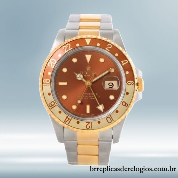 Rolex Gmt Master 16713BNSO 40mm masculino Tom de ouro Mostrador de Bronze - Image 2