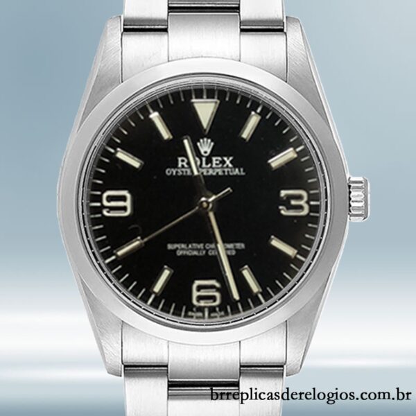 Rolex Oyster Perpetual 177200 Senhoras 31mm Tom prata pulseira de ostra
