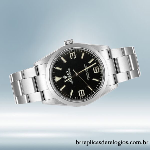 Rolex Oyster Perpetual 177200 Senhoras 31mm Tom prata pulseira de ostra - Imagem 3