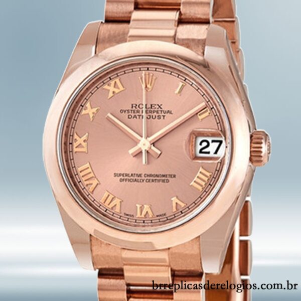 Rolex Datejust Senhoras 31mm 178245RRP Rosa Dourado