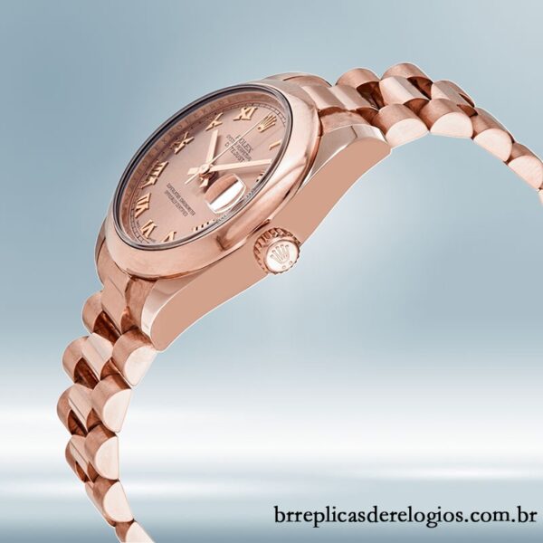 Rolex Datejust Senhoras 31mm 178245RRP Rosa Dourado - Imagem 3