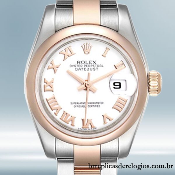 Rolex Datejust 179161 26mm Senhoras Rosa Dourado