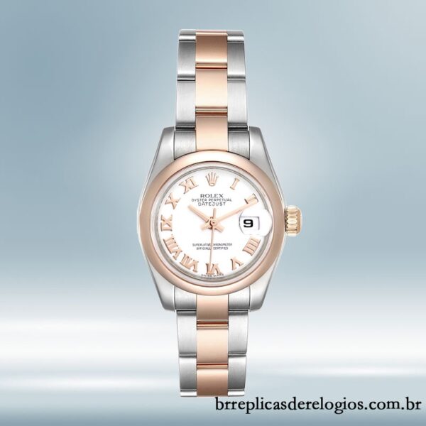 Rolex Datejust 179161 26mm Senhoras Rosa Dourado - Image 2