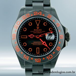 Rolex Explorer m216570-0001 masculino 42mm tom preto