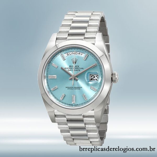 Rolex Day-Date 228206 masculino 40mm Mostrador Azul Gelo Automático - Image 2
