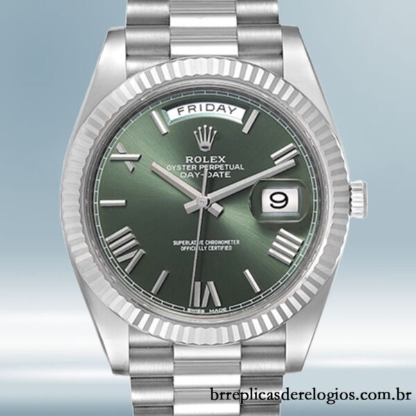 Rolex Day-Date m228239-0033 masculino 40mm Pulseira do Jubileu
