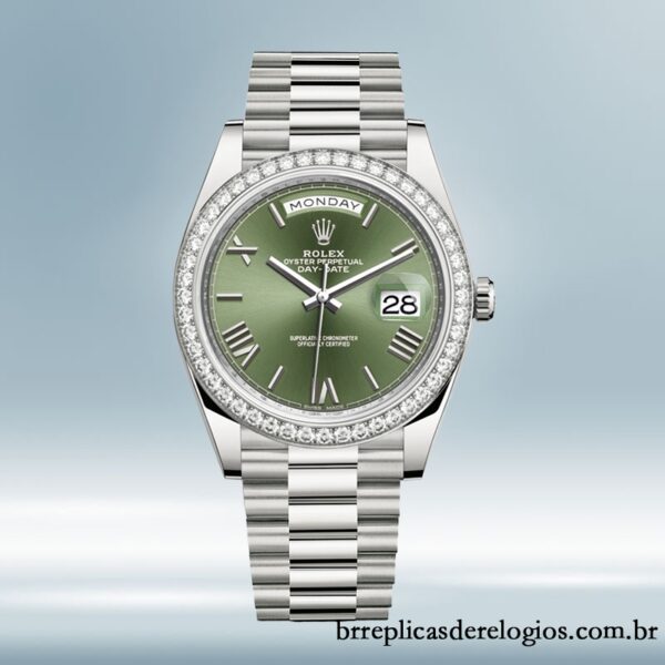 Rolex Day-Date 228349GNRP masculino 40mm Automático Mostrador Verde - Image 2