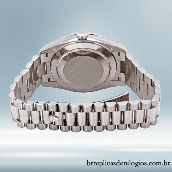 Rolex Day-Date masculino 228349SSP 40mm Tom prata Automático - Image 3