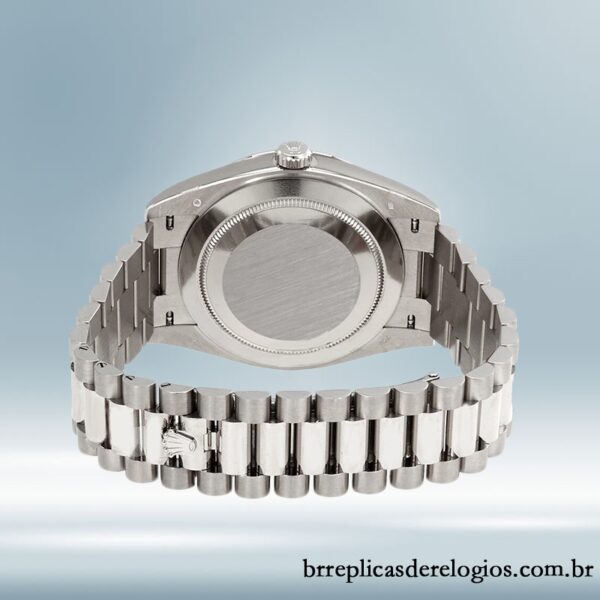 Rolex Day-Date 40mm masculino 228349WRP mostrador branco - Imagem 4