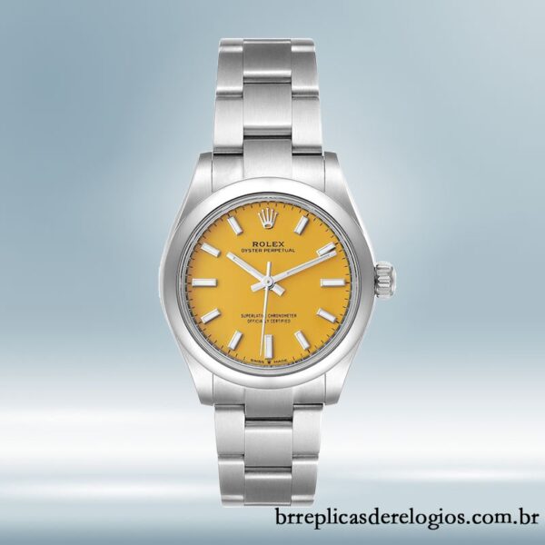 Rolex Oyster Perpetual Senhoras m277200-0005 31mm mostrador amarelo pulseira de ostra - Image 2