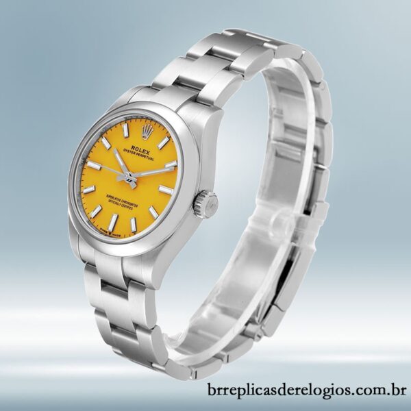 Rolex Oyster Perpetual Senhoras m277200-0005 31mm mostrador amarelo pulseira de ostra - Image 3