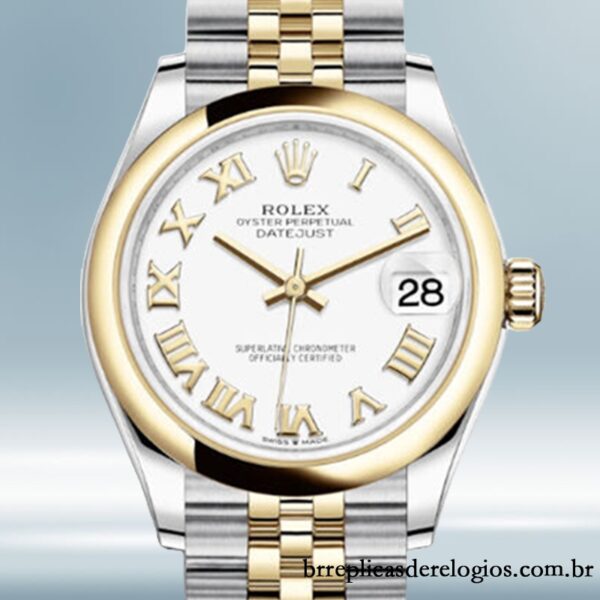 Rolex Datejust Senhoras 31mm m278243-0002 mostrador branco