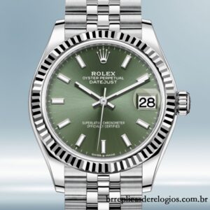 Rolex Datejust Unissex 31mm m278274-0018 Mostrador Verde