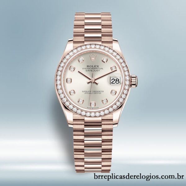 Rolex Datejust Senhoras 31mm m278285rbr-0030 pulseira do presidente - Image 2