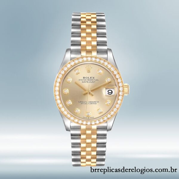 Rolex Datejust 31mm m278383rbr-0026 Senhoras Tom prata - Imagem 2