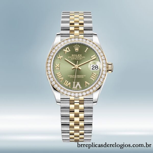 Rolex Datejust m278383rbr-0016 31mm Senhoras Pulseira do Jubileu Tom prata - Image 2