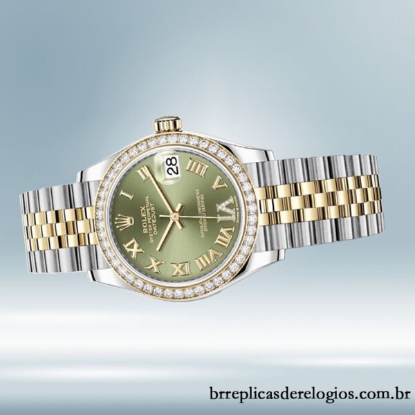 Rolex Datejust m278383rbr-0016 31mm Senhoras Pulseira do Jubileu Tom prata - Image 3