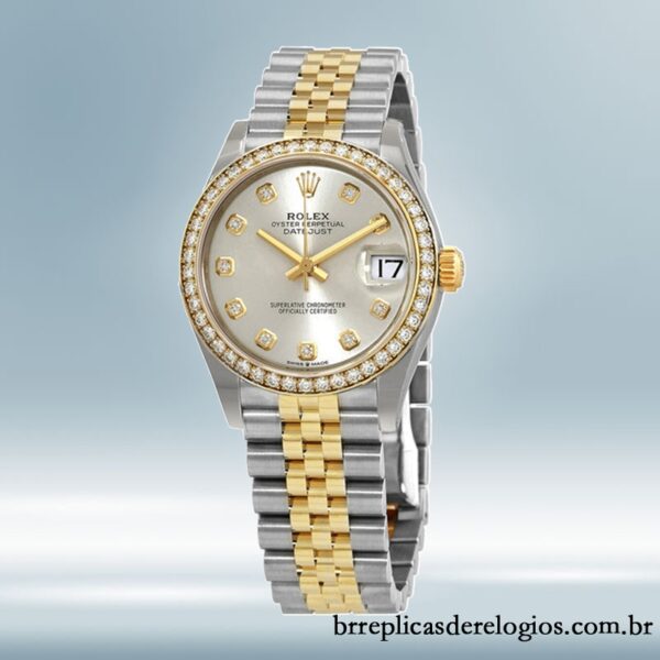 Rolex Datejust Senhoras 31mm m278383rbr-0020 Automático Tom prata - Image 2