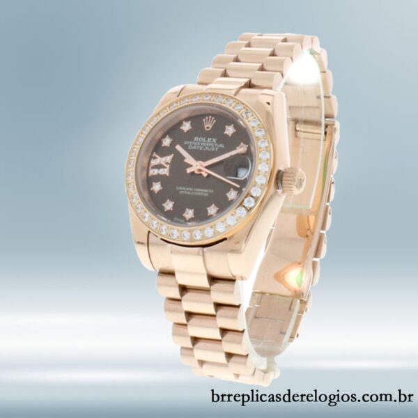 Rolex Datejust 28mm m279135rbr-0001 Senhoras Mostrador Diamante Chocolate - Image 3