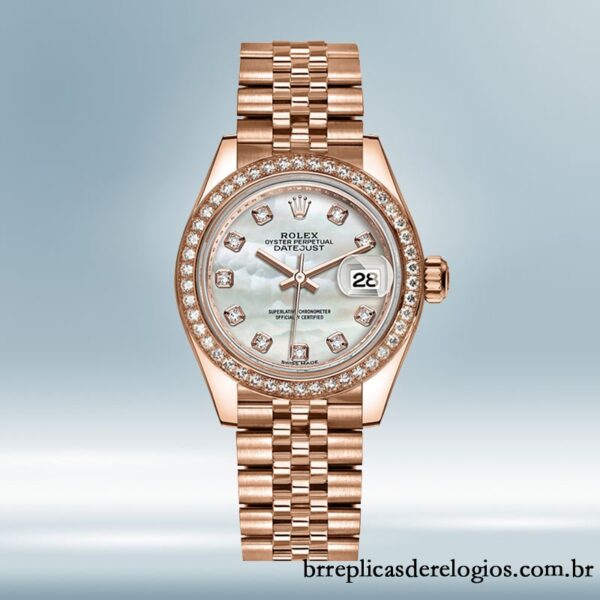 Rolex Datejust 28mm m279135rbr-0010 Senhoras Mostrador Madrepérola - Imagem 5