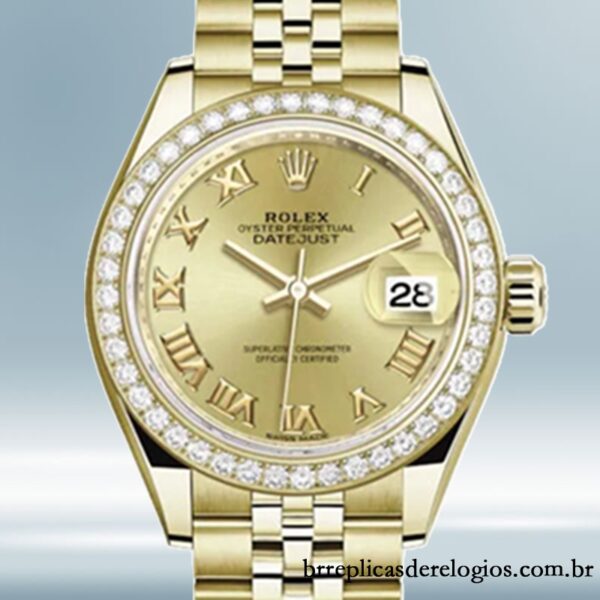 Rolex Datejust Senhoras 28mm m279138rbr-0022 Pulseira do Jubileu mostrador champanhe