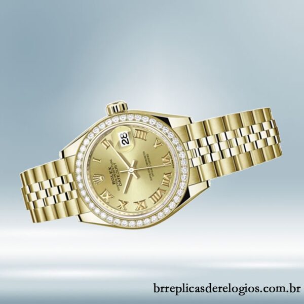 Rolex Datejust Senhoras 28mm m279138rbr-0022 Pulseira do Jubileu mostrador champanhe - Image 3