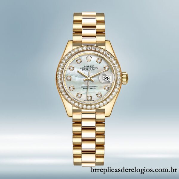 Rolex Datejust m279138rbr-0015 28mm Senhoras Mostrador Madrepérola - Imagem 2