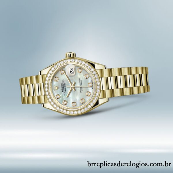 Rolex Datejust m279138rbr-0015 28mm Senhoras Mostrador Madrepérola - Imagem 3
