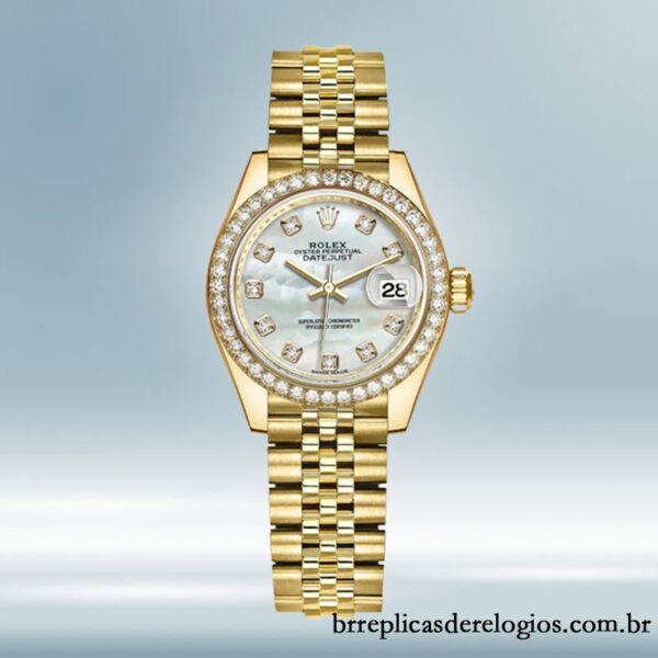 Rolex Datejust m279138rbr-0015 28mm Senhoras Mostrador Madrepérola - Imagem 5