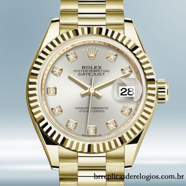 Rolex Datejust Senhoras 28mm m279138rbr-0019 Automático Pulseira Presidente/Pulseira Jubileu