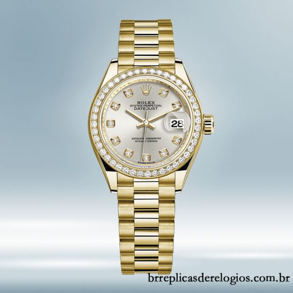 Rolex Datejust Senhoras 28mm m279138rbr-0019 Automático Pulseira Presidente/Pulseira Jubileu - Image 2