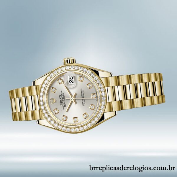 Rolex Datejust Senhoras 28mm m279138rbr-0019 Automático Pulseira Presidente/Pulseira Jubileu - Image 3